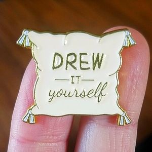 *2 for $13* Drew It Yourself DIY Pillow Pin